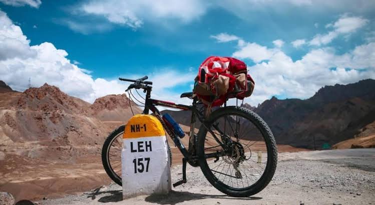 Cycling in Leh